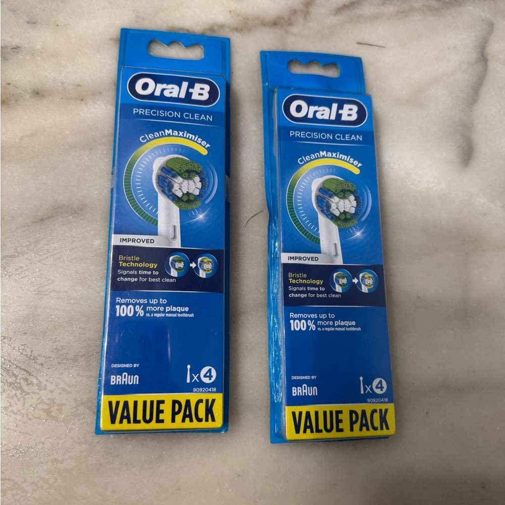 Oral B set of 2 value packs replacement heads